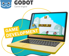 Godot.  Основа создания легендарных игр - КИБЕРшкола программирования для детей, компьютерные курсы для школьников, начинающих и подростков - KIBERone г. Туймазы