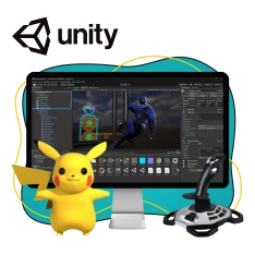 Мир игр на Unity 2D на популярном движке + AI-помощники - КИБЕРшкола программирования для детей, компьютерные курсы для школьников, начинающих и подростков - KIBERone г. Туймазы