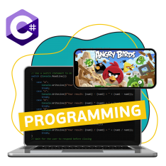 Программирование на C#. Удивительный мир 2D-игр - КИБЕРшкола программирования для детей, компьютерные курсы для школьников, начинающих и подростков - KIBERone г. Туймазы